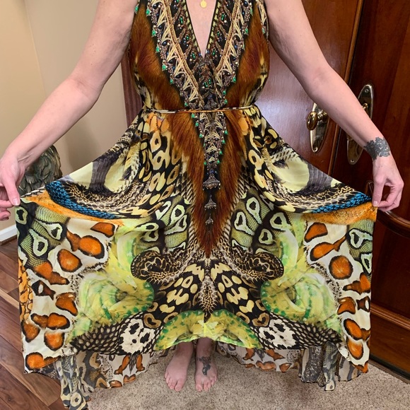 Shahida Parides 3-way Convertible Halter MaxiDress - Picture 8 of 9